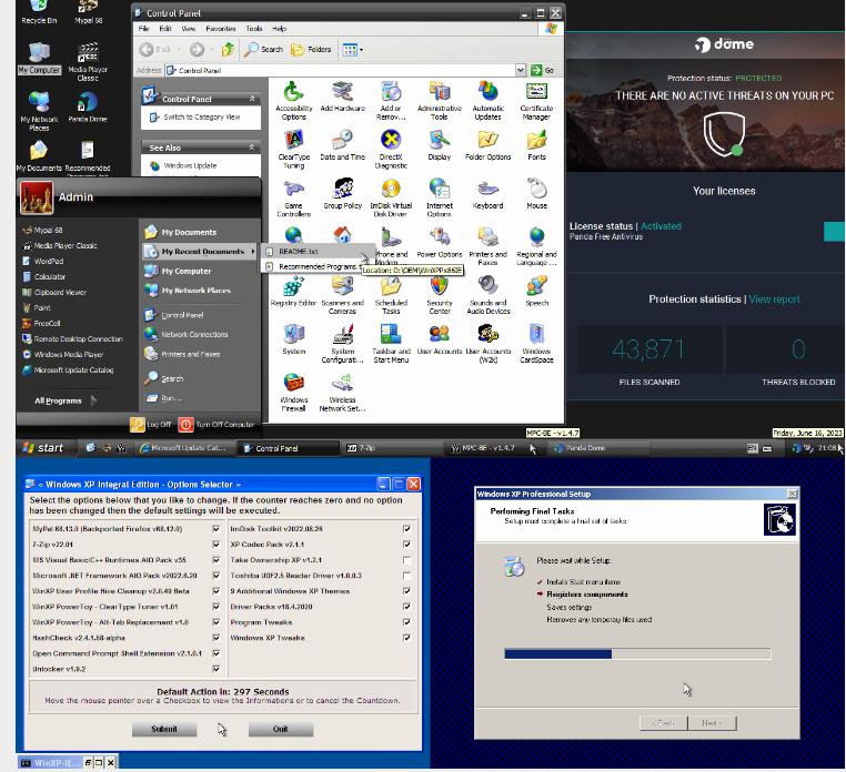 8793 Windows XP Professional SP3 x86 - Integral Edition June 2023