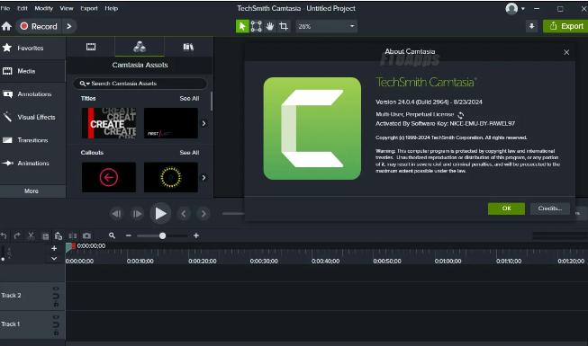 Techsmith Camtasia 24.0.2.2656 (x64) Multilingual