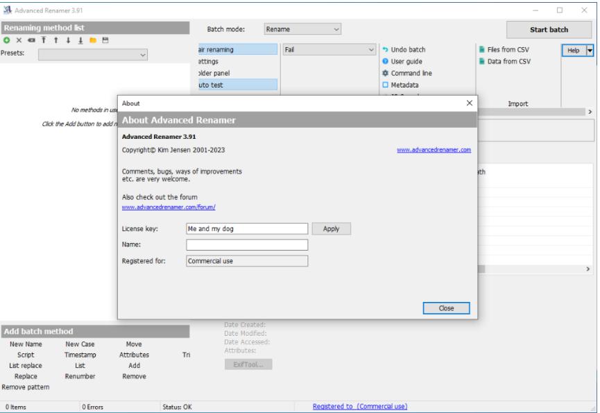 Advanced Renamer Commercial v4.03 Commercial