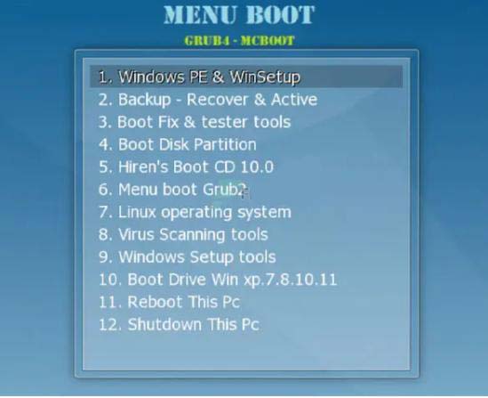 WinPE MCBoot VN Version 10.4 build 010824 Pro 2024