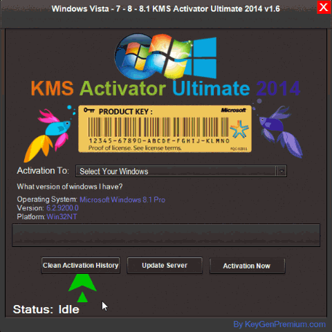 447 Windows 8.1 KMS Activator Ultimate v1.6 Stable Version แก้วันหมดอายุ ได้ทั้ง 8 และ 8.1,Vista - 7