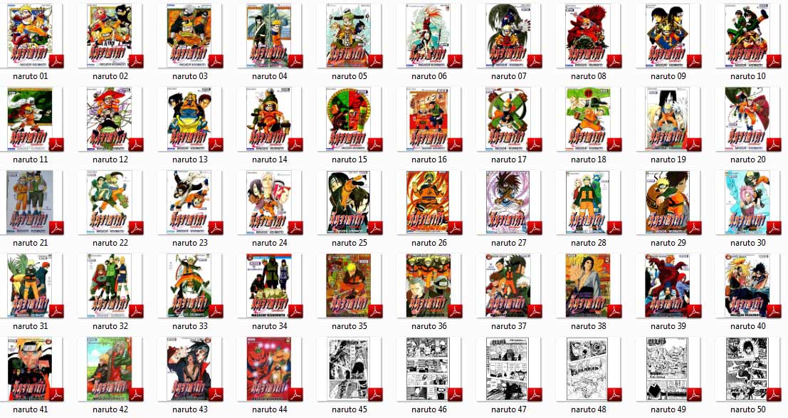 1406 Naruto นารูโตะ เล่ม 1-72