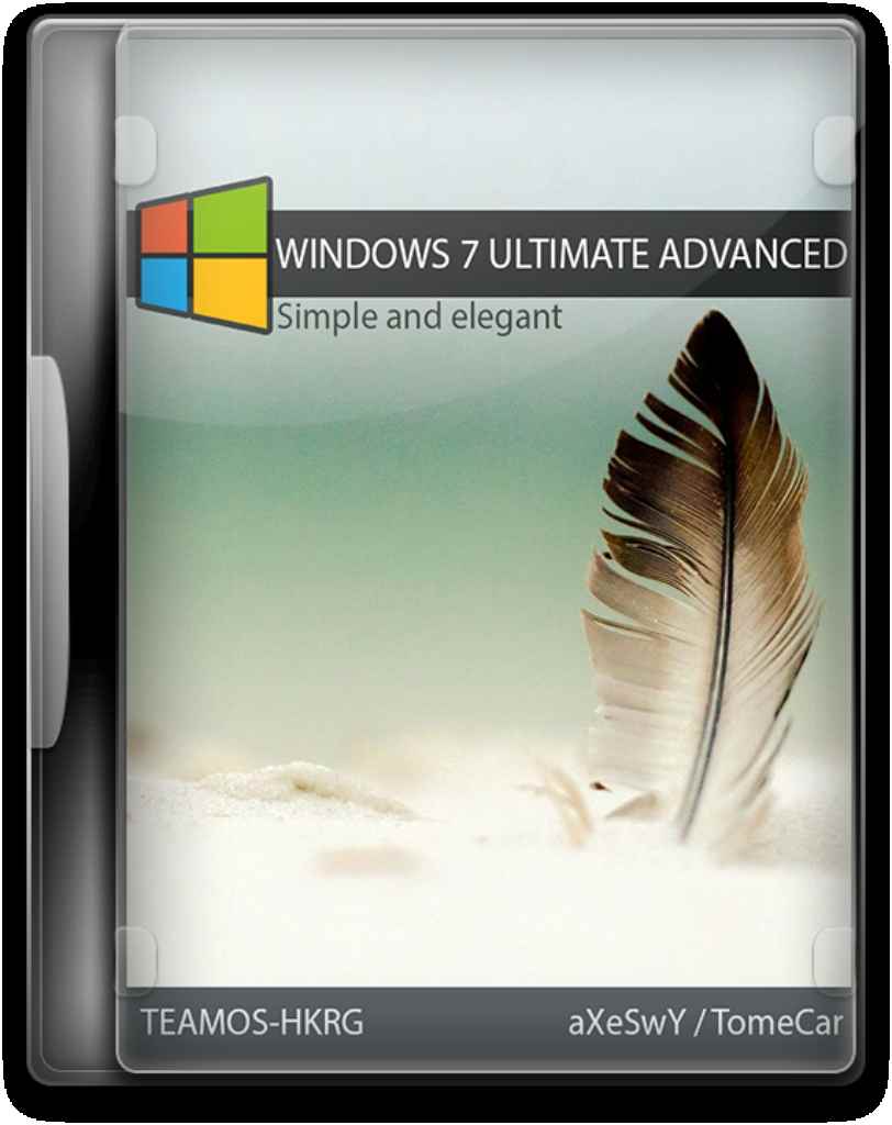 1817 Windows 7 Ultimate Advanced X64 แรมครบ เบา สวยงาม