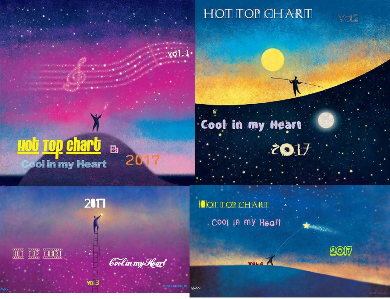 3877 Hot Top Chart & Cool in my Heart 2017 vol.1-2