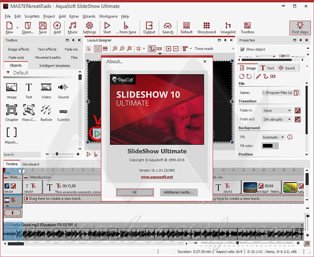 3955 AquaSoft SlideShow 10 Ultimate 10.5.06 x86 x64 ตัดต่อวีดีโอ ทำภาพสไลด์