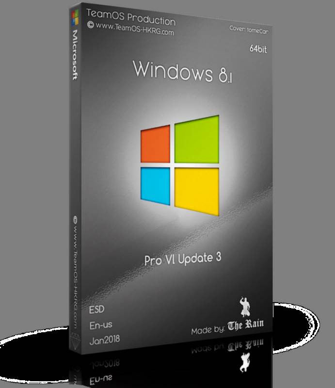 4108 Windows 8.1 Pro Vl Update 3 x64 En-Us ESD Jan2018 Pre-Activated