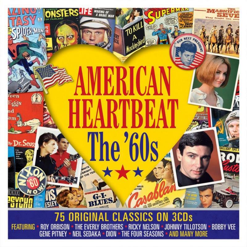4414 American Heartbeat The 60s 2018 รวมฮิตเคลาสสิคตลอดกาล 3CD IN 1