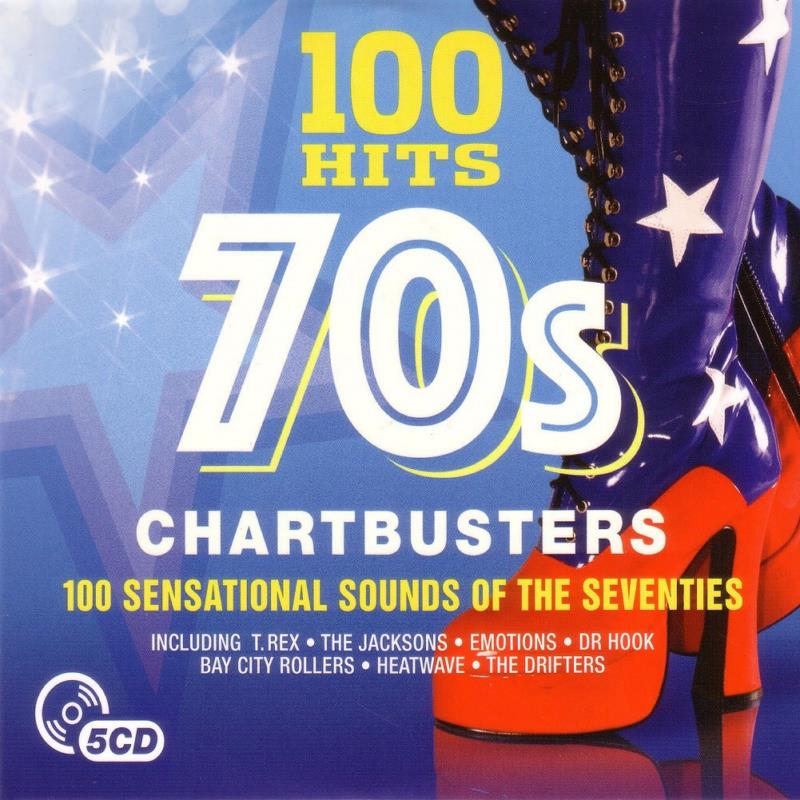 4445 100 Hits 70s Chartbusters 5CD IN 1