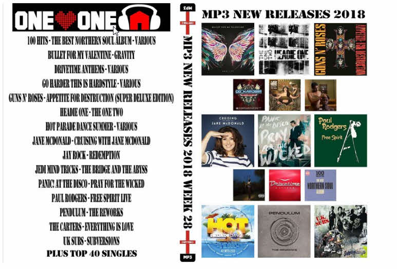 4534 MP3 NEW RELEASES 2018 WEEK 28