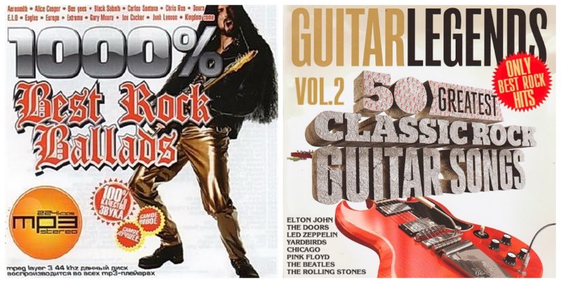 4862 50 Greatest Classic Rock Guitar Songs + 1000% Best Rock Ballads