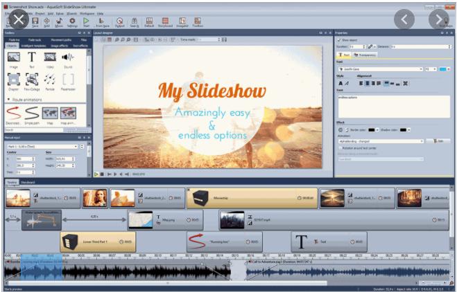 6254 AquaSoft SlideShow Premium.11.8.03 +Crack ตัดต่อวิดีโอใช้งานง่าย