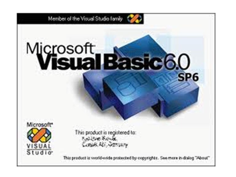 6421 Visual Basic 6 SP6 สำหรับหัดเขียนโปรแกรม หรือทำโปรเจกต์ง่ายๆ