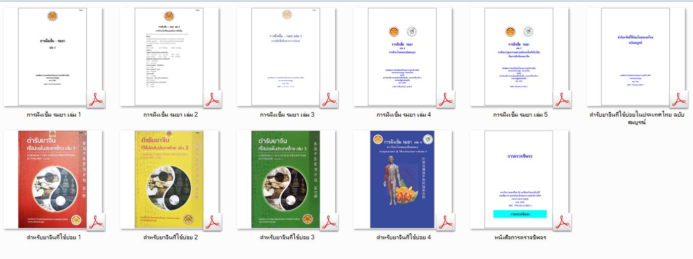 5255 Ebook แพทย์แผนจีน ฉบับภาษาไทย (.pdf)