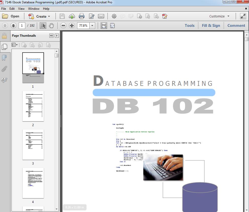 7146 Ebook Database Programming (.pdf)
