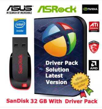 7938 DriverPack Solution 17.10.14.21124 พค.65 ลงไดร์เวอร์ แบบ Offline รองรับทุกwindows +Flash drive 32GB (ใหม่)