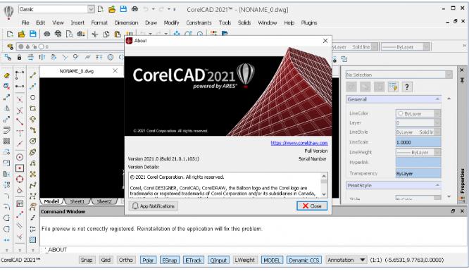 8074 CorelCAD 2023 v2022.0 Build 22.0.1.1151 (x64) +Crack Fix เขียนแบบทั้ง 2 และ 3 มิติ